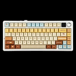 EPOMAKER X AULA F75 MAX Compact 75% ANSI Layout Wired/Bluetooth/2.4GHz Wireless Mechanical Keyboard with TFT Screen and a Knob