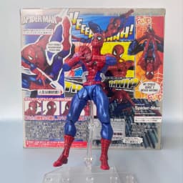 Spider-Man Symbiote Super Action Collectible Figure - Comes with Interchangeable Eyes and Hands, Stand Included in the Set