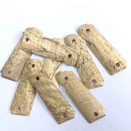 1pair Gun 1911 Grips Spalted Maple Wood Handle Grips Patch CNC Custom 1911 Grips Handle Accessories