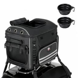 Motorcycle Pet Carrier Bag Dog Cat Bag for Street Glide Road King Electra Glide Passenger Seat Luggage Rack Touring Trike Models