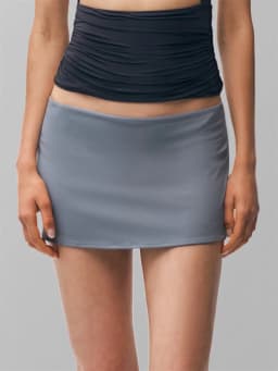 Y2K Low Waist Slim Mini Micro Skirts A-line Solid Color Casual Elastic Skirt Women Fashionable Bodycon Skirts Streetwear