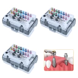Universal Dental Implant Prosthetic Restoration Kit Drivers Torque Wrench Screwdrivers