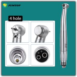 JUMTOP Dental High Speed Handpiece with Quick Coupler Standard Head Push Button LED High Rotation Led Pen fit for NSK KAVO