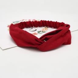 Vintage Suede Soft Cross Knot Elastic Headband for Women Girls Summer Soild Color Turban Bandanas Hair Bands Hair Accessories