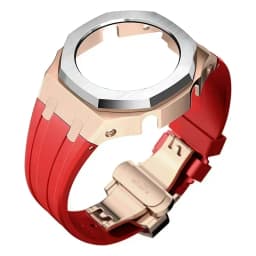 Mod Kit For Casioak GMAS2100 Stainless Steel metal Case Rubber Strap for Mod Kit GMA-S2100 4thGen Replacement shoc K Accessories