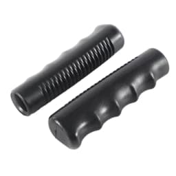 2Pcs Wheelbarrow Rubber Handles, Round Tubes Black Replacement Universal Handles PVC Anti-slip Handle Cover Industrial Tool Part