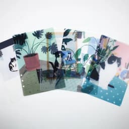 A6/A5 Pink Blue Purple Binder Notebook Cover & Photo Sticker Collect Book Diary Agenda Planner Paper School Stationery