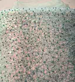 35Color .Beaded Symphony Sequins 3D Lace Fabric, Shiny Bridal Dress, Bridesmaid Dress,DIY Home Curtain,RS3455