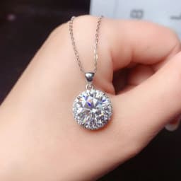 Big Bling Water Drop Pendant Real 925 Sterling Silver Long Chain Necklace for Women Fashion Jewelry Cute Statement Necklace