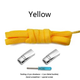 Magnetic Lock Shoelace Without ties Flats Elastic Laces for Sports Unisex 8mm Thick Tennis No Tie Shoe laces Shoes Accessories