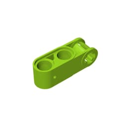MOC PARTS GDS-936 Technical, Axle and Pin Connector Perpendicular 3L with 2 Pin Holes compatible with lego 42003 Assembles