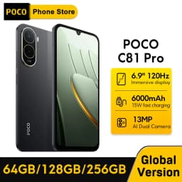 POCO C81 Pro Smartphone Global Version 6.9" 120Hz display 6000mAh Battery 15W 13MP Camera UNISOC T7250