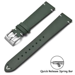 Quick Release Crazy Horse Leather Watch Band 18mm 20mm 22mm Brown Leather Watch Bracelet Men Women for Seiko Omega Huawei Belt