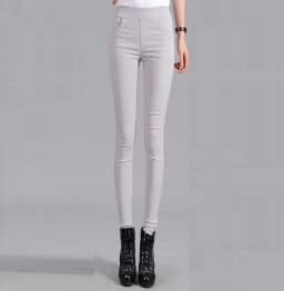 High Elastic Pants Womens  Pencil Push Up Butt Lifting Straight Comfort Korean Style XL Good Stretchy Trouses