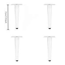 4pcs Coffee Table Support Desk Chairs Nightstands DIY Furniture Metal Legs Adjustable Furniture Table Legs for Sofa TV Cabinet
