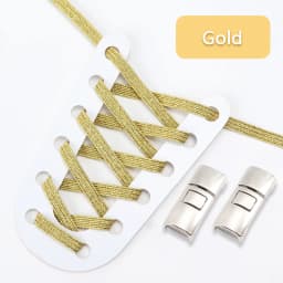 Rainbow Elastic Laces Sneakers Flats Cross buckle No Tie Shoelaces Adults Kids Fashion Glitter Rubber Shoelace Shoe Accessories
