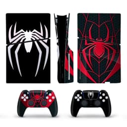 Skin Sticker For PS5 Slim Disc Edition Console Decal Vinyl Cover Case 2PCS Controller Gamepad Dustproof For PS5Slim Accessorie
