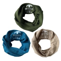 100% Merino Wool Neck Gaiter Light Quick Dry Breathable Face Mask for Ski Hiking Neck Tube Scarf Multifunctional Headwear