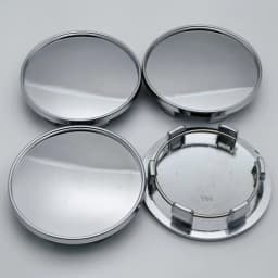 4pcs 69mm Clips 56mm Blank No Logo Car Wheel Center Caps No Badge Wheels Hub Cap Rim Hubcaps Dust Cover Replace Car Accessories