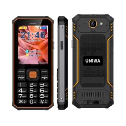 UNIWA S2 Feature Phone IP68 Waterproof Keypad Mobile Phone 2.4 Inch Dual SIM 2500mAh Big Battery 0.3MP Flashlight