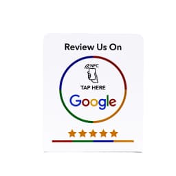 N-tag 215 Crad for Google Review NFC station table NFC 13.56Mhz programmable Reviews display bending card