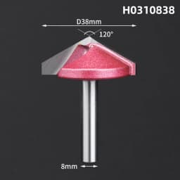 HUHAO 6mm Shank V Shape Wood Router Bit 60 90 120 150 Degrees 3D Engraving Bit Carbide End Mill for Wood MDF Cutting Slotting