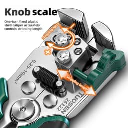 TUOSEN Wire Stripper Self-adjusting Cable Cutter Crimper Automatic Wire Stripping Tool Cutting Pliers Tool for Industry