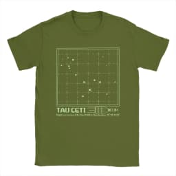 Novelty Project Hail Mary Tau Ceti Cetus System T-Shirt Men Crewneck Cotton T Shirts Amaze Short Sleeve Tee Shirt Printed merch