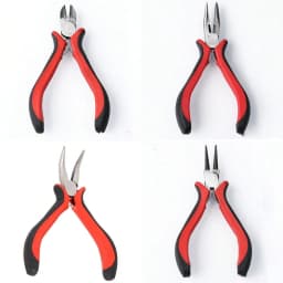 4pcs/3pcs/1pcs Iron Jewelry Pliers Tool Kit Includes Needle Round Wire Cutter And Curved Nose Pliers For Jewelry Beading Repair