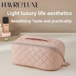 Makeup Bag for Women New High-End Light Luxury High-End Large Capacity Portable Travel Storage Bag Bag Accessories