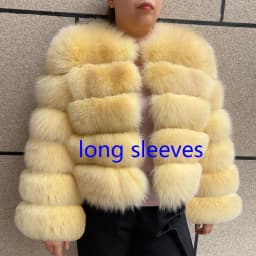 New Real Fox Fur Coat Women's Winter Warm 100% Natural Fur Jacket Short Raccoon Fur Coat Women's High Quality Hot Sale
