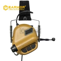 EARMOR M32 MOD4 Tactical Headset Anti Noise Headphones Aviation Communication Shooting Earphone