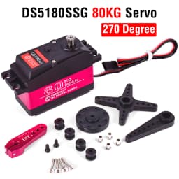 RC Steering Servo High Torque Servo Waterproof 60Kg 80Kg 150Kg 1/5 1/6 Servo HV Metal Digital for HPI Baja 5B SS RC Car