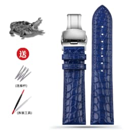 Alligator Watch Strap 12mm 14mm 15mm 16mm 17mm 18mm 19mm 20mm 21mm 22mm Black Brown Blue Crocodile Skin Watchband for Any Brands