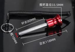 8MM/10MM Gym Equipment Weight Stack Pin Weight Pin Magnetic Weight Stack Pin with Pull Rope Strength Practical WeightStack Pin