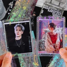 30 Sheets Korean Style Deco Sticker Pack - Cute & Stylish Holographic Foil Stamping Sticker for Kpop Toploader, Journals & More