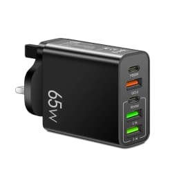 65W 5 Ports USB C Charger Fast Charging Phone Charger Power Adapter For iPhone Samsung Xiaomi Type C Quick Charge Wall Charger