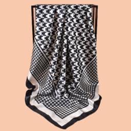 1PC Women's Summer Beach Accessory Fashion Satin Square Scarf 90*90inch Multi-use Headscarf Party Use Versatile Hair Towel
