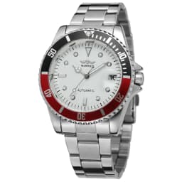 Winner Automatic Mechanical Men Watch Top Brand Luxury Rotating Bezel Timer Luminous Dial Date Calendar Male Classic Wristwatch