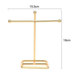 Jewelry Display Holder Metal Earring Storage Rack DIY Jewelry Organizer Holder Earring Necklace Pendants Organizer Display Stand