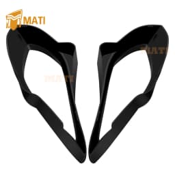 Left + Right Headlight Cover Trim For Yamaha Wolverine Raptor 250 350 450 700 YFM250 YFM700 YFZ450 2004-2024 5TG-84165-01