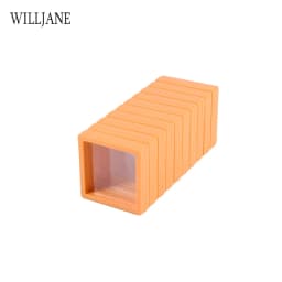 Bulk 3D Floating Frame Display Holder Stand Ornament Organizer Case Lot of 10 Travel Portable Suspended Gift Jewelry Storage Box
