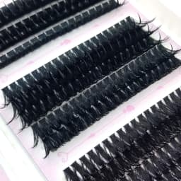 Large Capacity Eyelash Book 5D Fluffy 60D-300D Eyelash Bundle Mange Eyelash Nail Effect Fairy Anime Eyelashes Multiple Mixed Sty