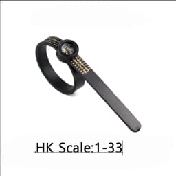 Professional Ring Size Measurement Tool Magnifying Glass Ring Measuring Tape Ring Sizers Fashion Jewelry Measuring Tools