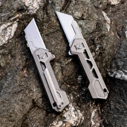 Titanium Alloy Pocket Cutter Knife Unpacking Camping Pocket Outdoor Tools Utlity Knife EDC