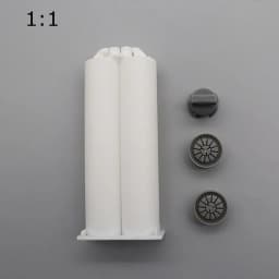 AB Dual -Group Colloid Mixed Tube 1: 1/2: 1/4:1/10: 1 Dual Liquid Plastic Cylinder