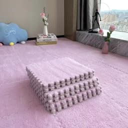 4-20 Piece Plush Play Mat for Babies BPA-Free Interlocking DIY Children's Play Mat Home Decor Floor Protection Carpet