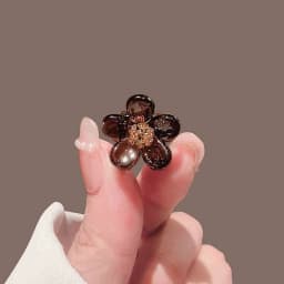 2/4Pcs Mini Hair Claw Clips Glossy Diamond Shark Clip Sweet Cute Elegant Hairpin Side Clips Women Girls Hair Jewelry Accessories