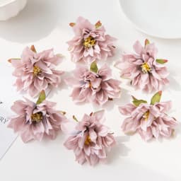 20PC Artificial Flowers Silk Gerbera Stamen New Year's Eve Decorations Home Wedding Garden Rose Arch Christmas Garland Brooch
