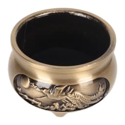 Brass Incense Burner Retro Nostalgia Rustproof Decorative Metal Incense Burner Holder with Incense Stick Holder Base